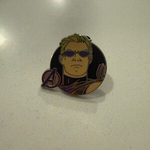 Marvel Avengers Hawkeye Pin - Black and Purple